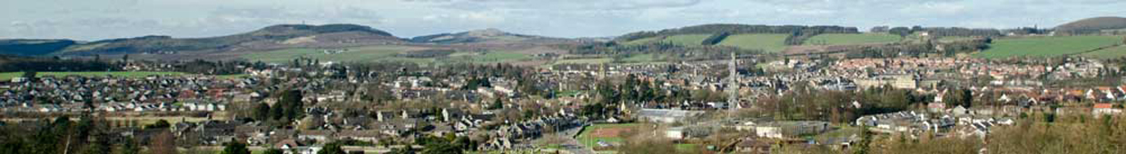 Looking north over Cupar Looking north over Cupar